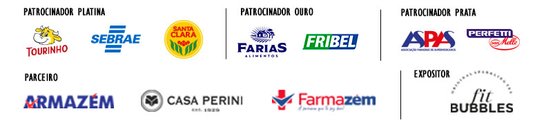 Patrocinadores, parceiros e expositores do Pará Vendas 2026